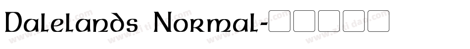 Dalelands Normal字体转换